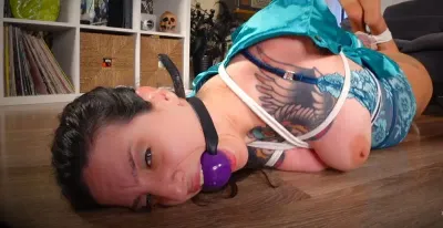 Elli Raven – Arrogant Detective Tied Taunted and Left To Struggle