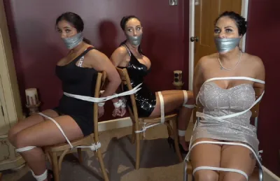 Roxy Clark & Scarlett Starr & Mila Amora – Dumbfounded City Broker Beauties Left All Tied Up